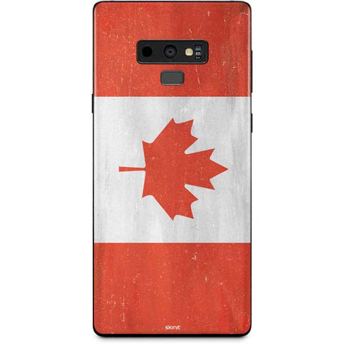 Canada Flag Distressed Galaxy Note 9 Skin